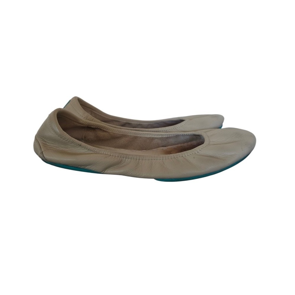 Tieks by Gavriele Cream Soft Leather Preppy OldMoney Minimalist Ballet Flats 10